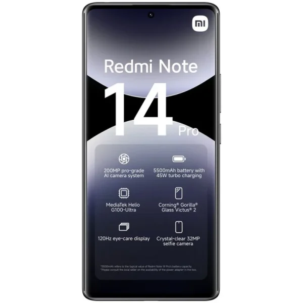 گوشی موبايل شیاومی note 14 pro 4gظرفیت 256 گیگابایت رم 8 گیگابایت - تصویر 7
