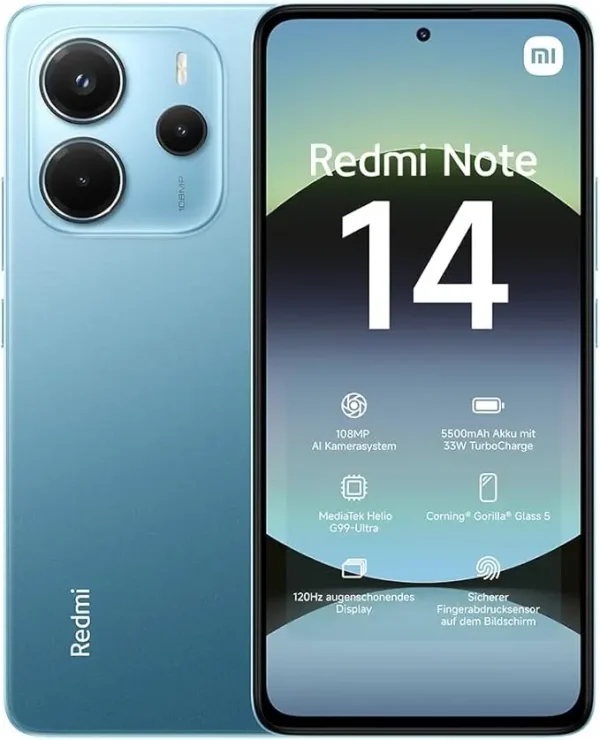 گوشی موبايل شیاومی note 14 4g ظرفیت 256 گیگابایت رم 8 گیگابایت - تصویر 2